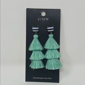 J Crew tassel earring